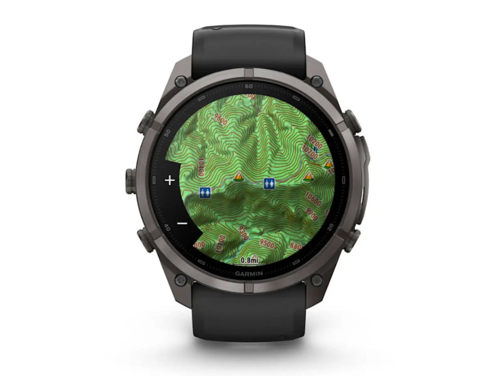 Garmin Fénix 9 Pro inReach 51 mm Smartwatch Carbon gray DLC Titanium Black/Pebble gray