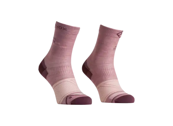 Ortovox Alpine Light Comp Mid Damen Socken Dusk Rose