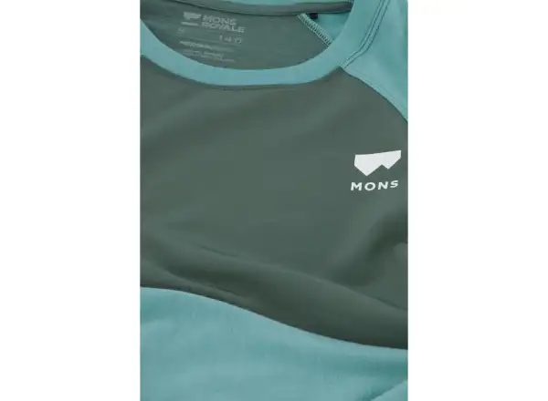 Mons Royale Tarn Merino Shift Wind Damen Langarmshirt salbei/verbrannter salbei