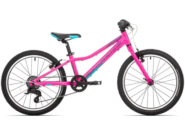 Rock Machine Catherine 20 Glanz Neon Pink/Violett/Neon Cyan Kinderfahrrad