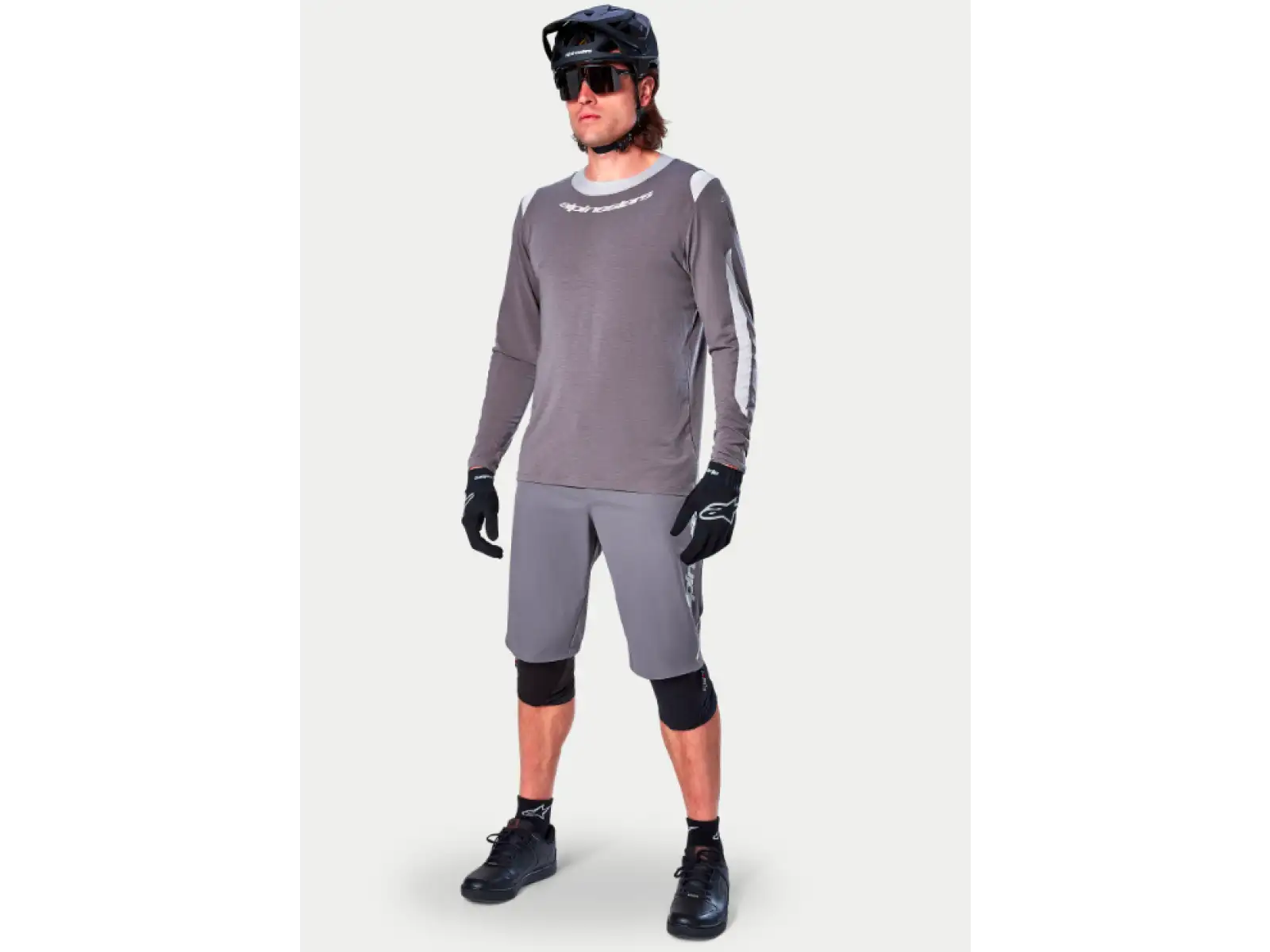 Alpinestars A-Dura Dri Wolle Herrentrikot Langarm Dark Grey