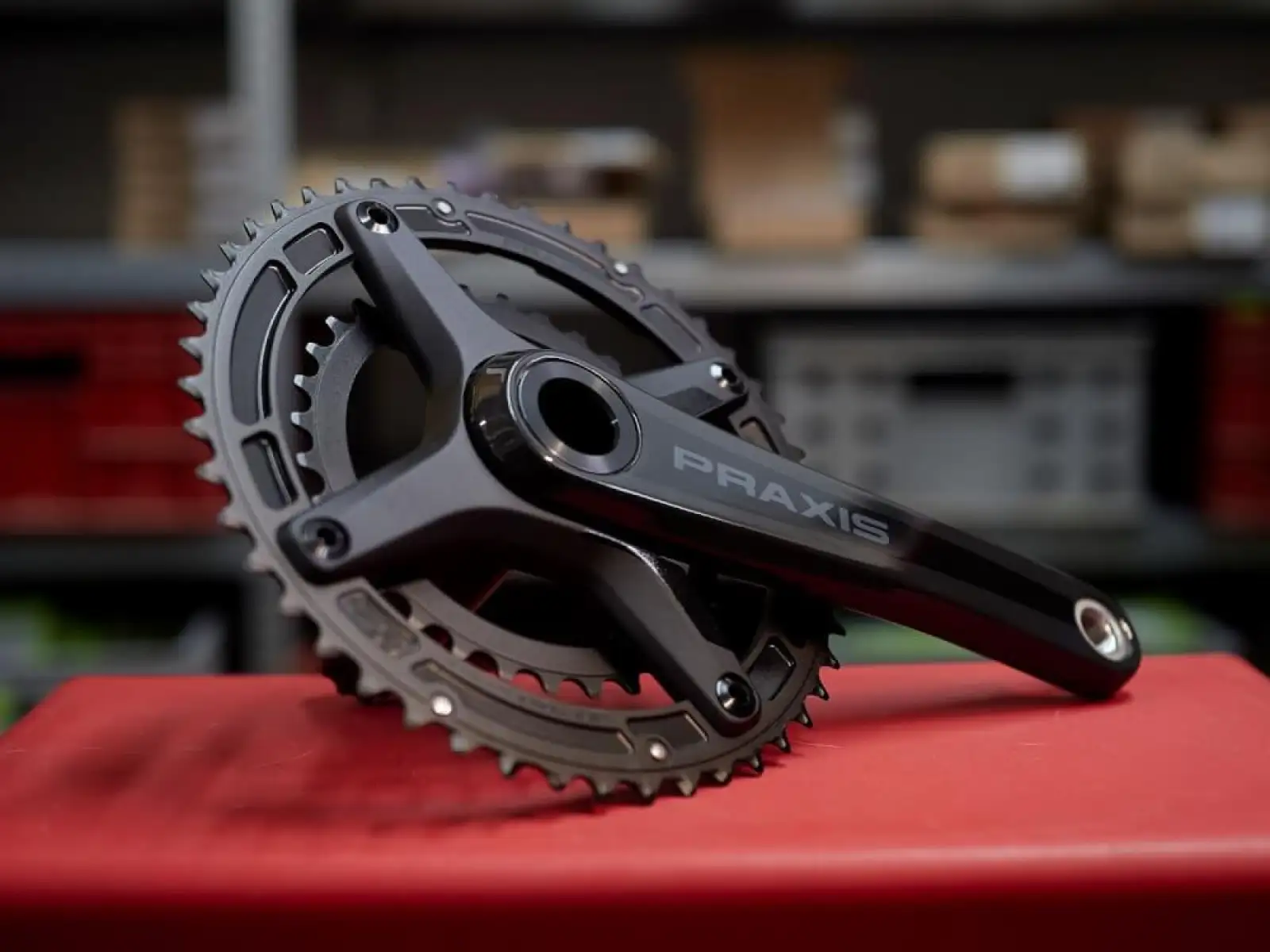 Praxis Works Zayante Carbon Straßenkurbeln ohne Kettenblatt 175 mm