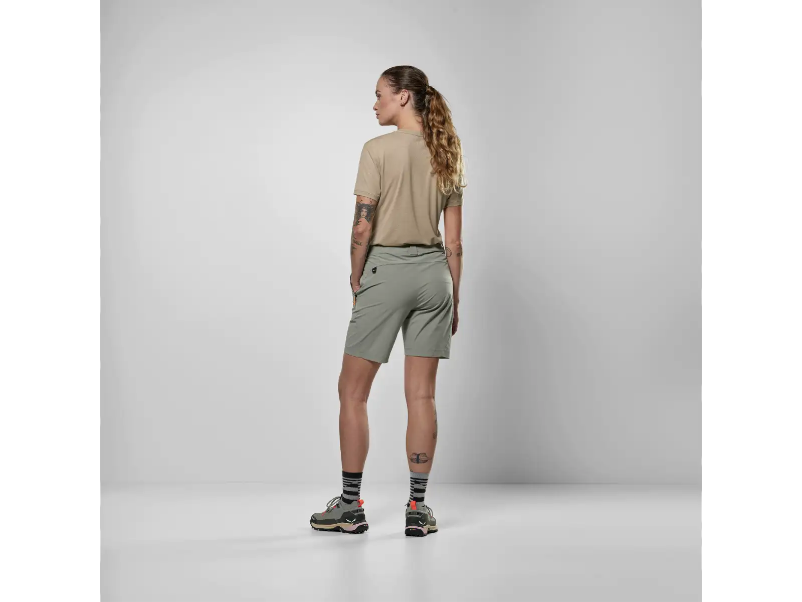 Salewa Puez Talvena Durastretch Damen Shorts Shadow