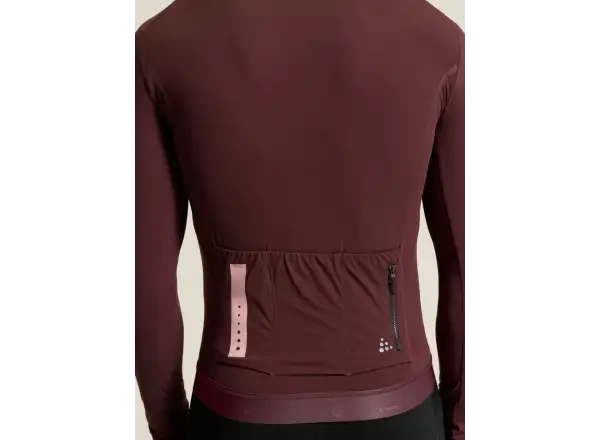 Craft Endur Training Herren-Trikot Langarm rot