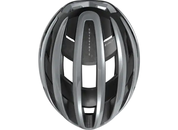 Abus AirBreaker 2.0 Rennradhelm Graphite Silver