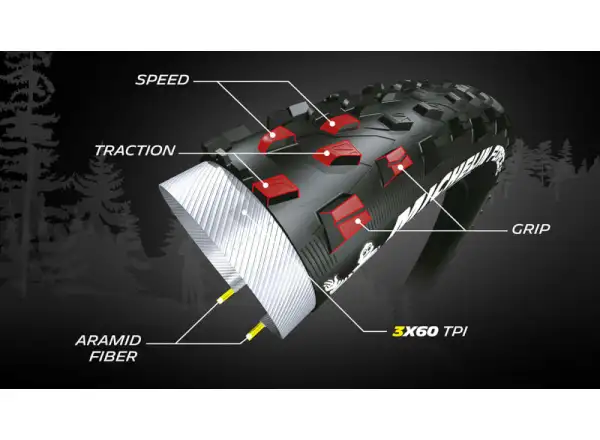 Michelin Force XC TS TLR 26x2,10" MTB Reifen mit Kevlar
