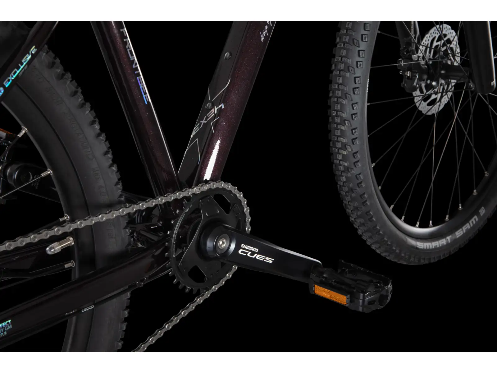 4Ever Frontbee Lady 27,5" Damen Mountainbike Dark wine/silver