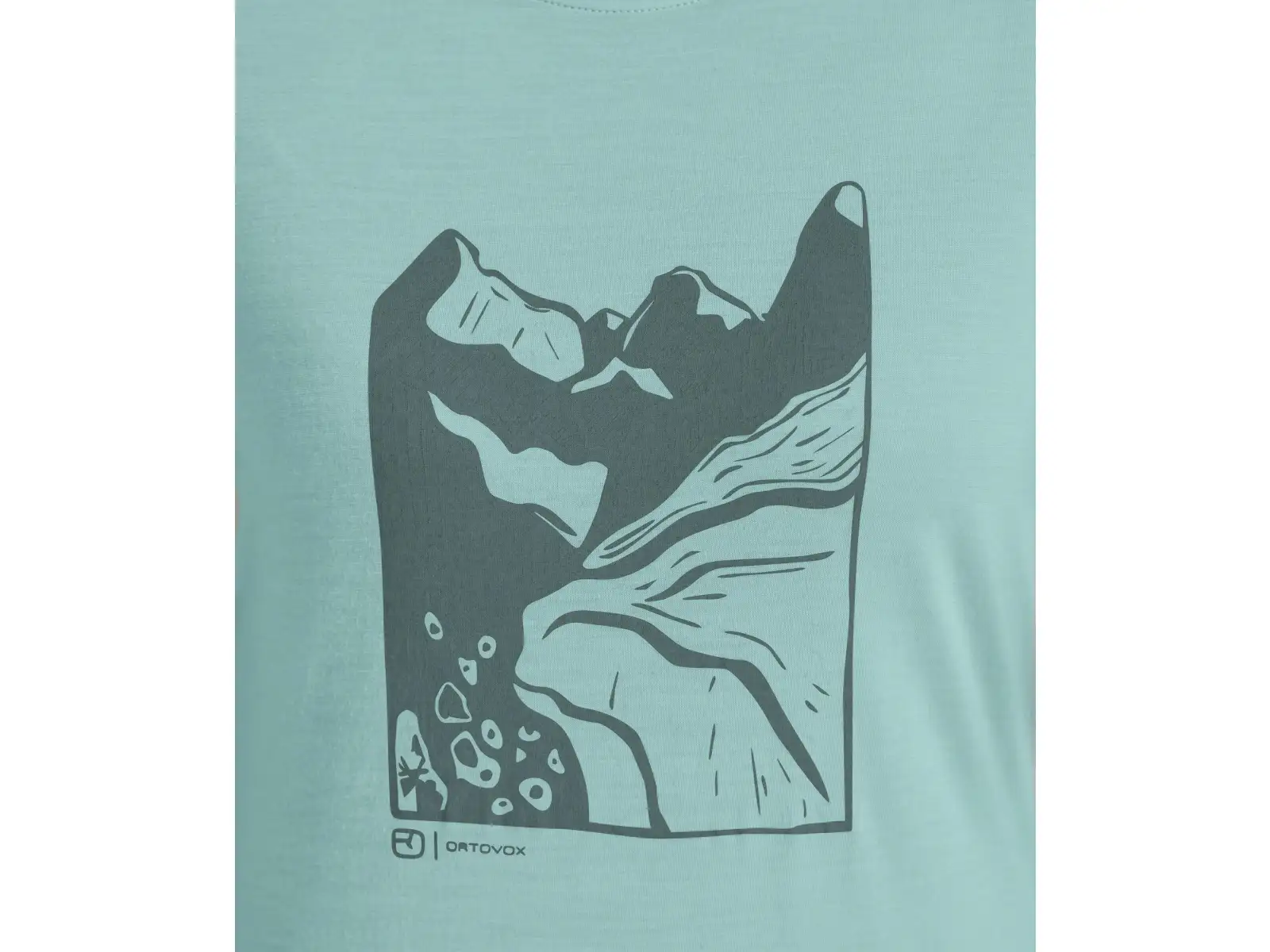 Ortovox 120 Cool Tec Mtn Cut Damen T-Shirt Kurzarm - Aquatic Ice M