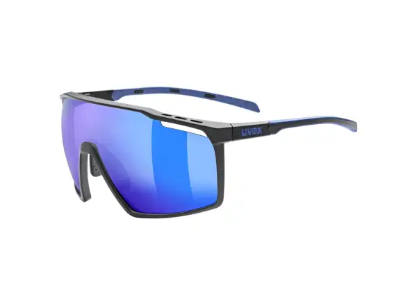 Uvex MTN Perform Radbrille Black Blue M/Mirror Blue