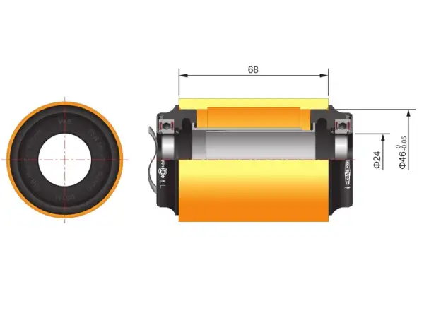 FSA MTB M3 Press-Fit Lagerschalen PF-30 46x68 mm AL