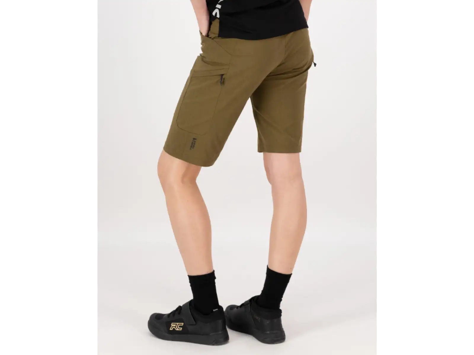 Mons Royale Diversion Merino Trail Damen-Shorts Dark Olive