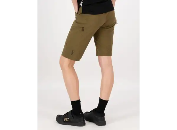 Mons Royale Diversion Merino Trail Damen-Shorts Dark Olive