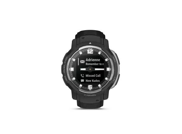 Garmin Instinct Crossover Standard Edition Smartwatch Schwarz