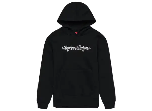 Troy Lee Designs Signature Damen-Kapuzenpullover Black