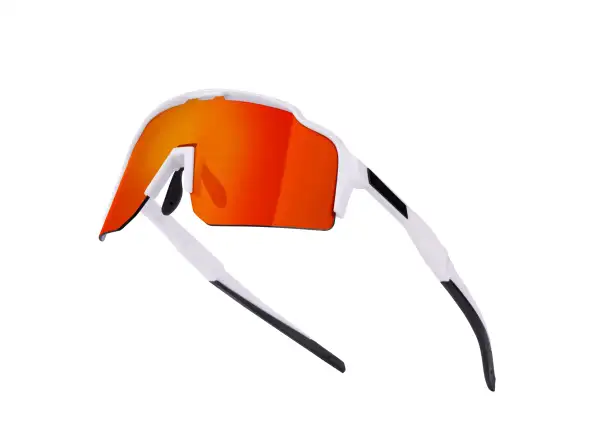 Force Strive Brille weiß/rot Spiegelglas