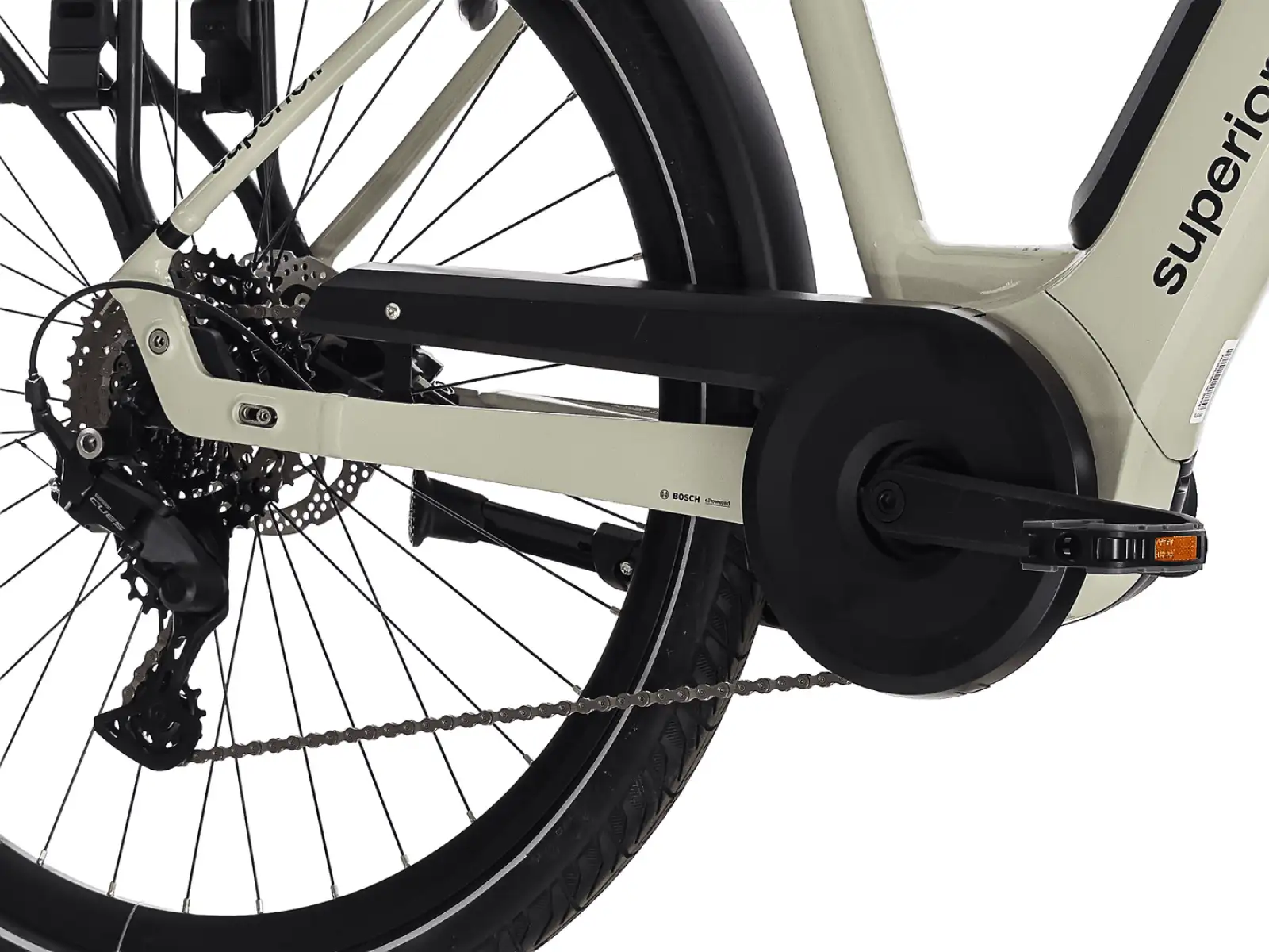 Superior eWAY 6.4 Stadt-E-Bike Gloss Soft Green