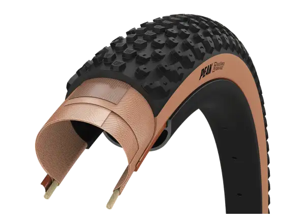 Goodyear Peak Ultimate Tubeless Complete 35-622 Gravel-Reifen Kevlar Tan