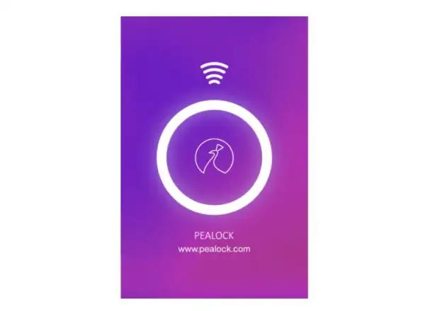 Pealock NFC Karte in Pink