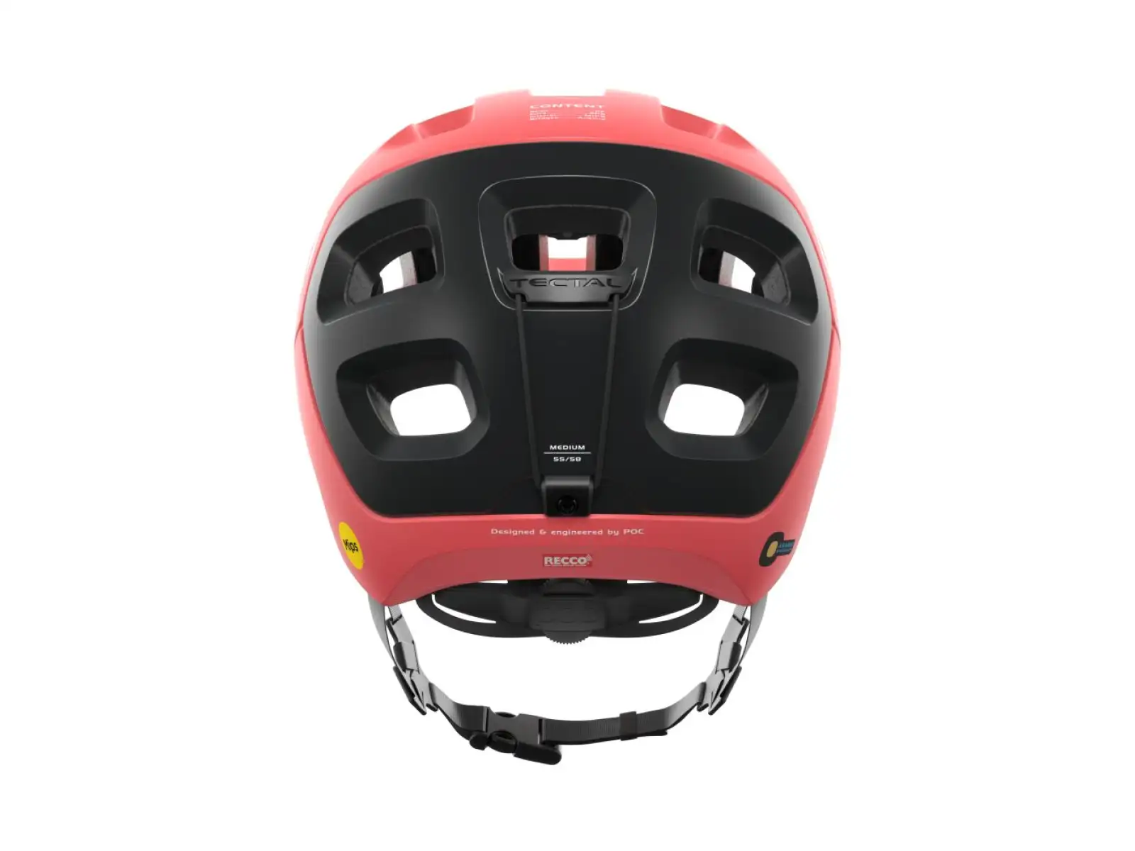 POC Tectal Race MIPS Helm Ammolite Coral/Uranium Black Matt