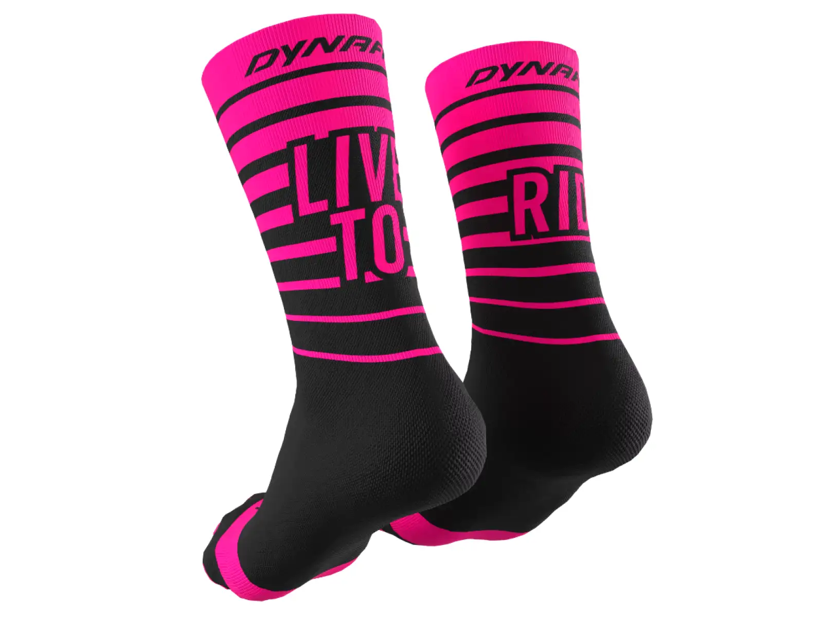 Dynafit Live To Ride Sportsocken Pink Glo.