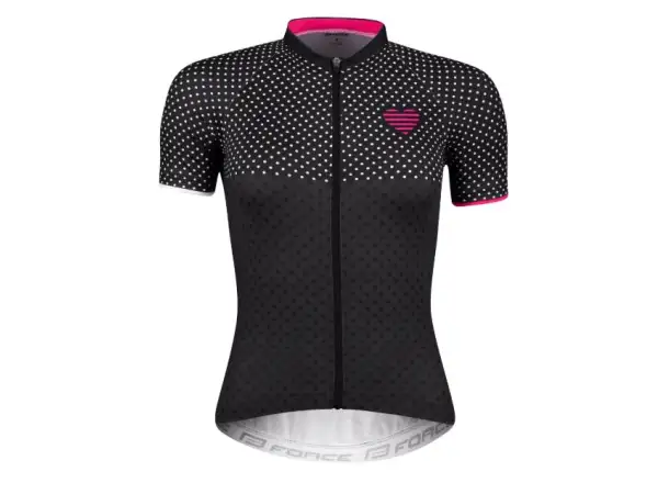 Force Points Damen Kurzarmtrikot schwarz/rosa