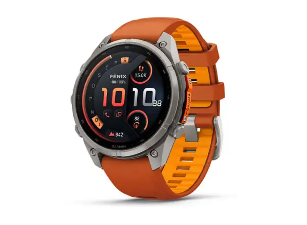 Garmin Fénix 9 Pro inReach 47 mm Smartwatch Titanium Autumn orange/Spark orange