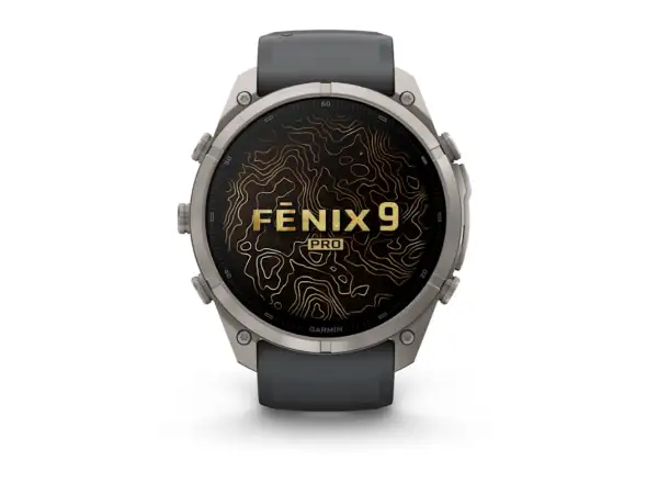 Garmin Fénix 9 Pro inReach 51 mm Smartwatch Titanium Graphite/Black