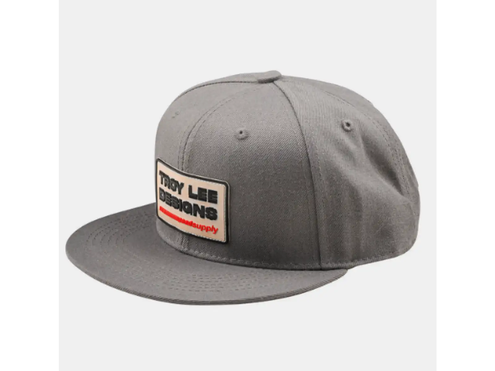 Troy Lee Designs Flat Bill Snapback Kappe Factory Smoke Blue