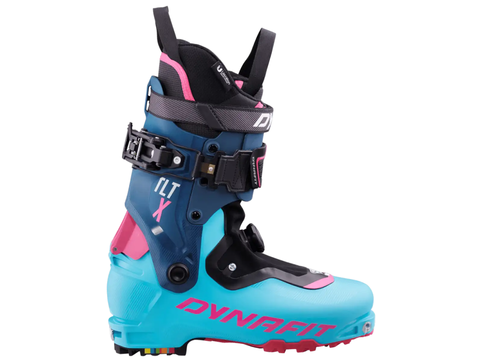 Dynafit TLT X Damen Skitourenschuhe Silvretta/Pink Glo.