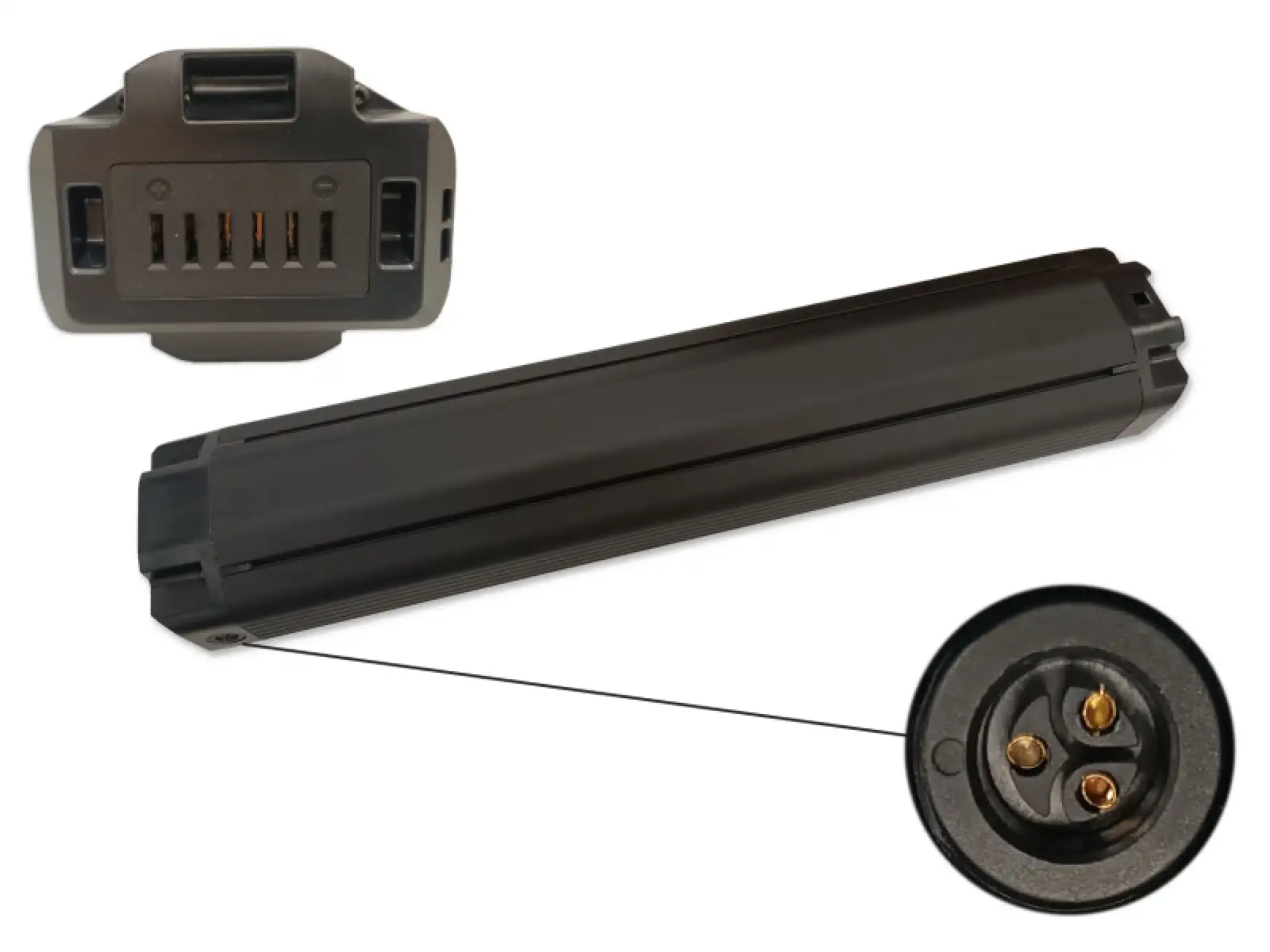 Crussis Batterie LG Li-ion 36V - 25 Ah / 900 Wh, vollintegriert, schwarz, MY25