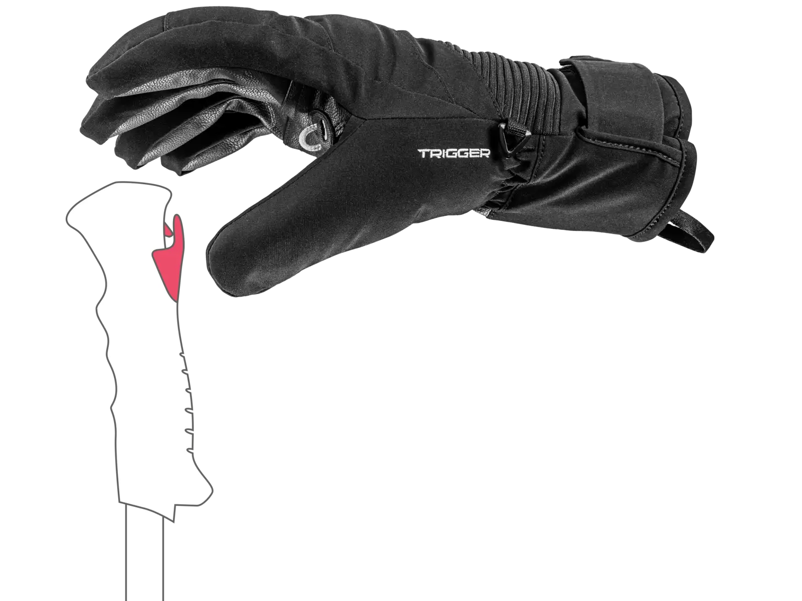 Leki Voltec TR Skihandschuhe Black