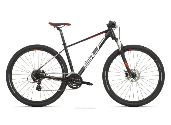 Superior XC 819 Matte Black/White/Team Red Mountainbike