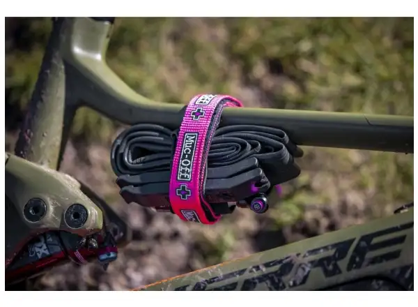 Muc Off Utility Frame Strap Fahrradrahmen Gurt in Rosa
