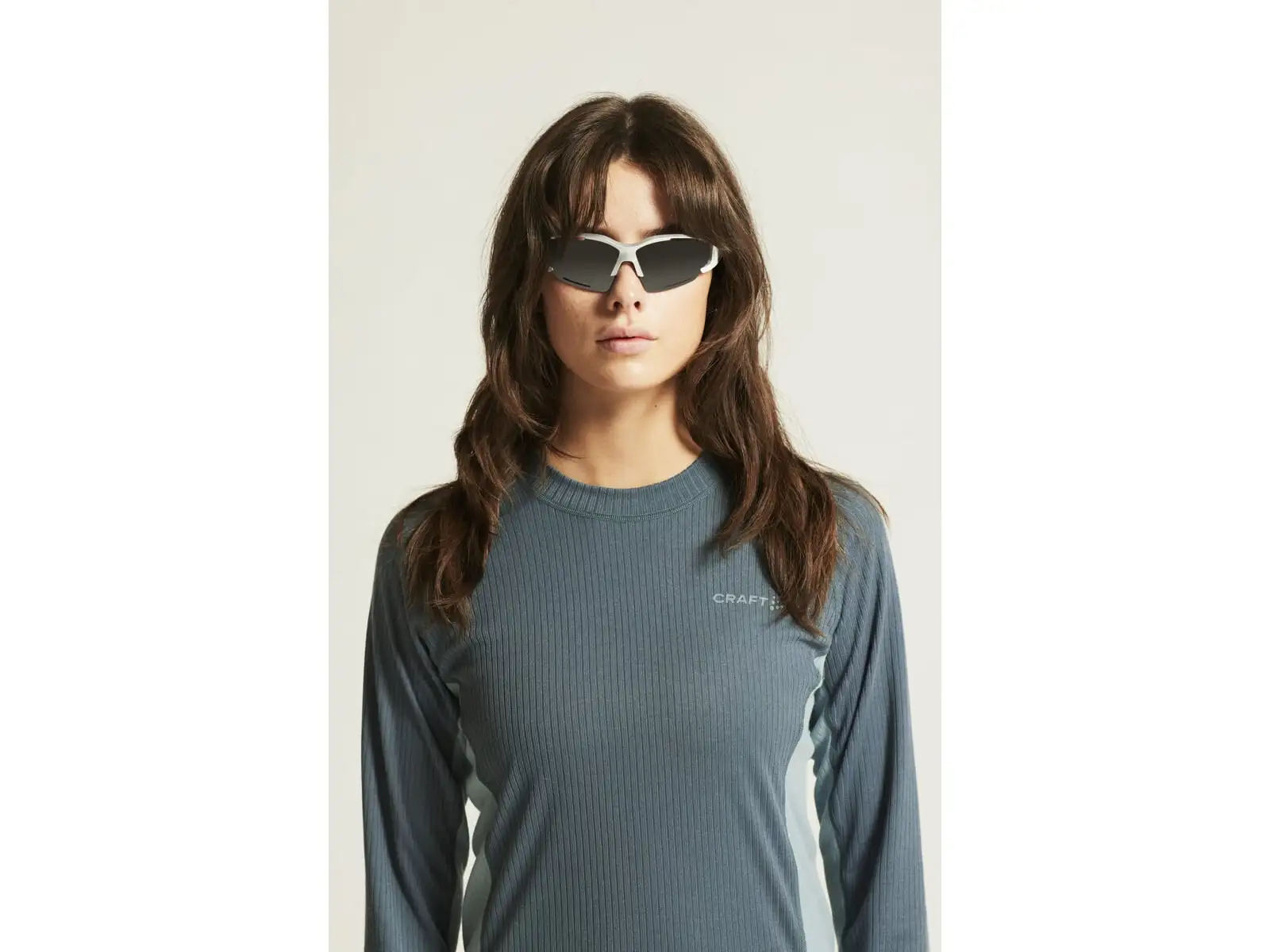 Craft Core Dry Baselayer Damen Set Langarmshirt+Hose blau
