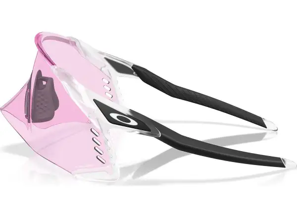 Oakley Velo Kato Fahrradbrille Matte Clear/Prizm Low Light