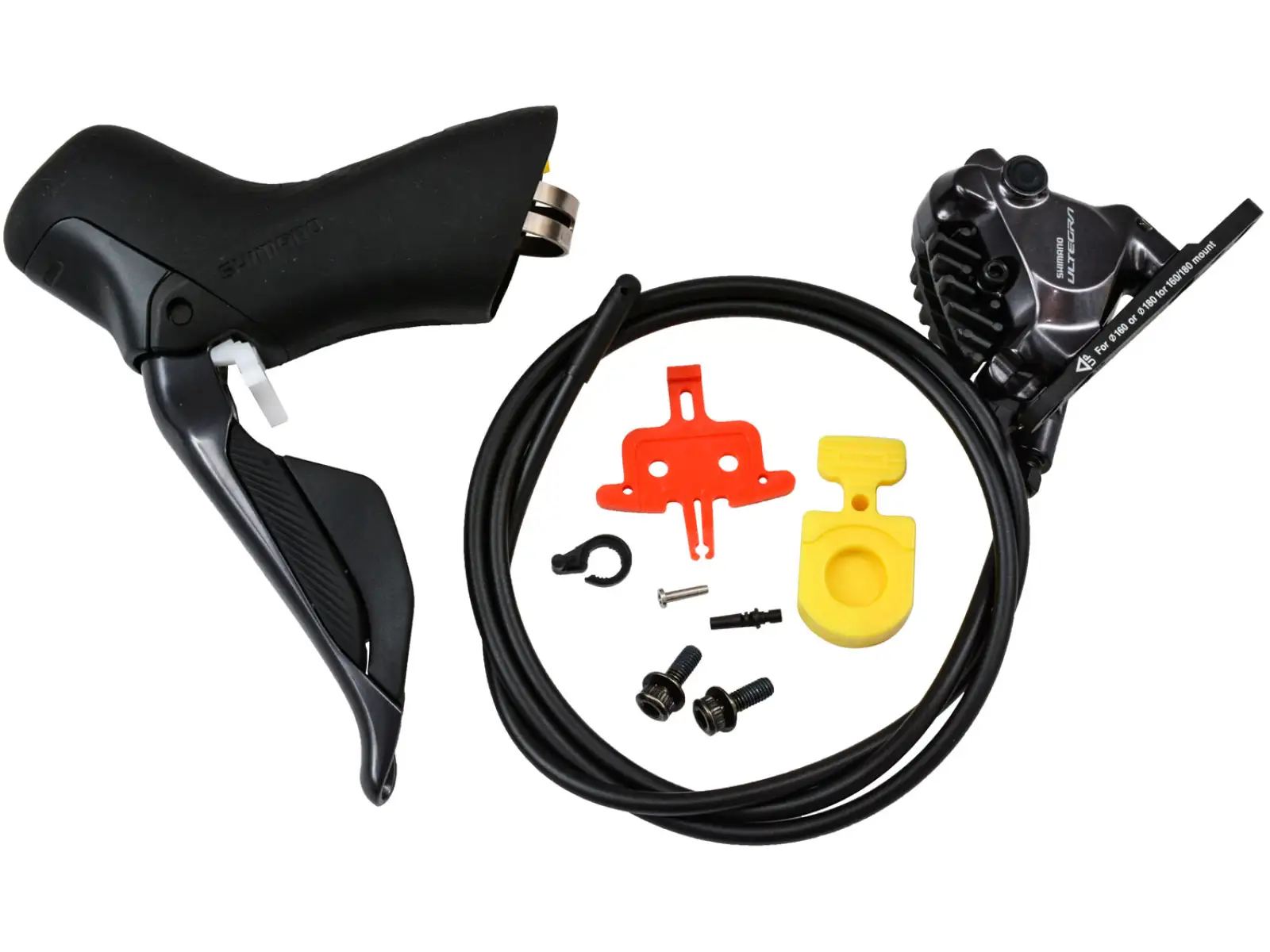 Shimano Ultegra Di2 BR-R8170+ST-R8170 2-fach Schalt-/Bremsgriff und FM Sattel Vorne