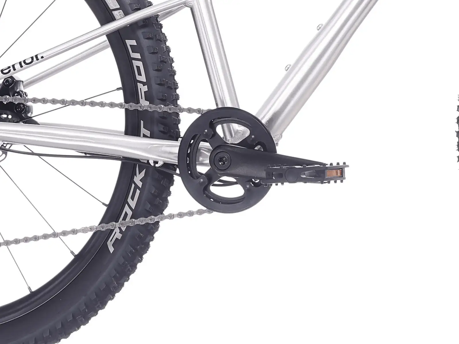 Superior TEAM 24 Kinderfahrrad Gloss Brushed Alu / Rainbow Black