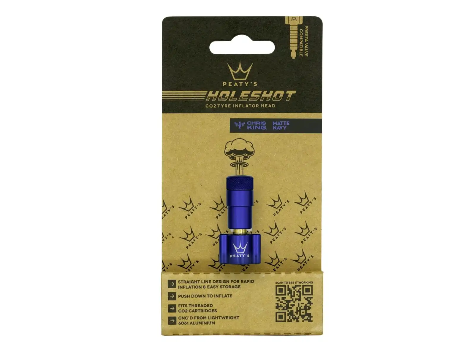 Peatys Holeshot CO2 Pumpkopf Marineblau
