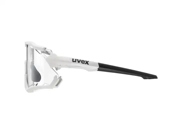 Uvex Sportstyle 228 Variomatic Fahrradbrille White Mat/LTM. Silver