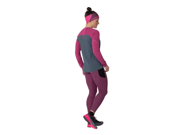 Dynafit Alpine Pro Damen T-Shirt Langarm Magenta