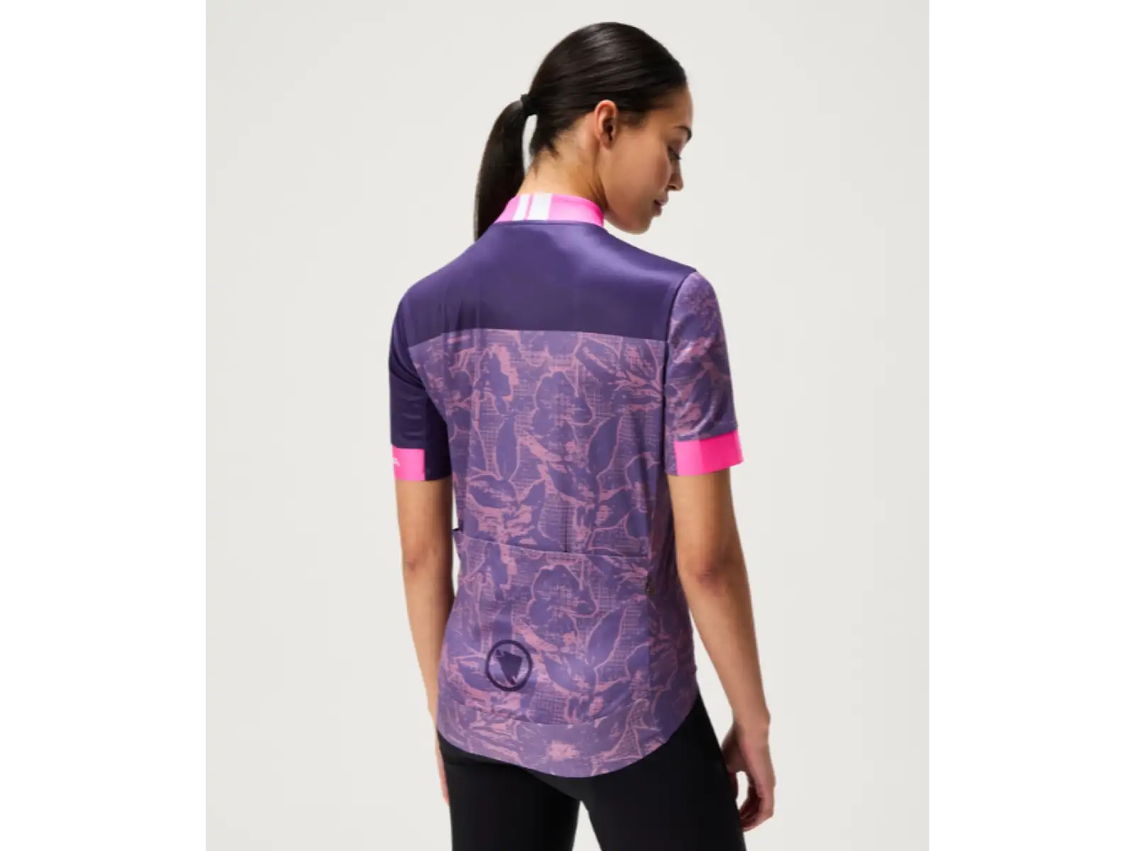 Endura FS260 Floral Damen-Trikot Kurzarm Bramble