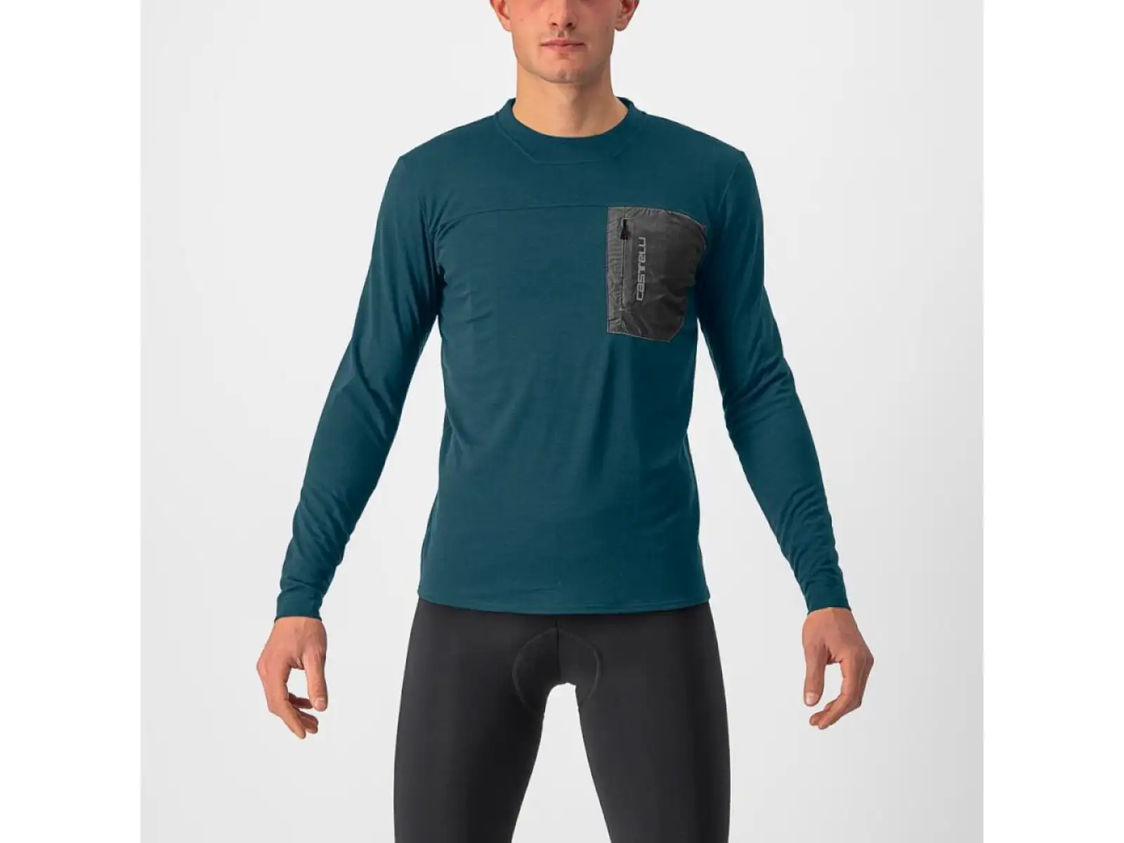 Castelli Unlimited Merino Herren Trikot Langarm deep teal