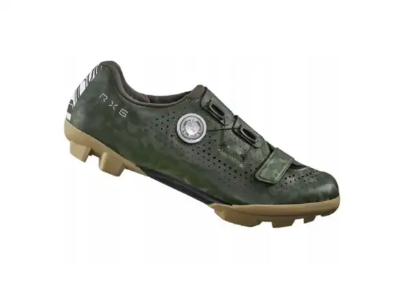 Shimano SH-RX600 Wide Herren Gravel-Schuhe Olive