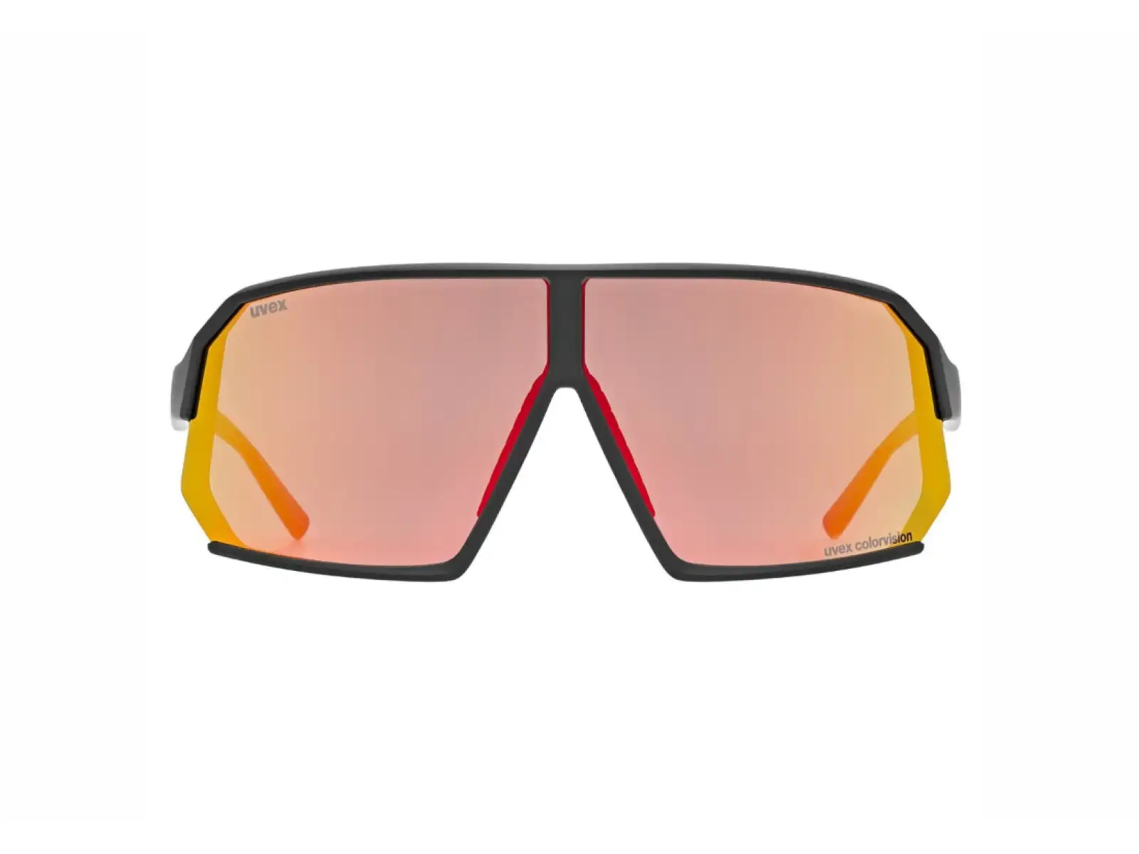 Uvex Sportstyle 237 ColorVision Brille Black Matt/Mirror Red