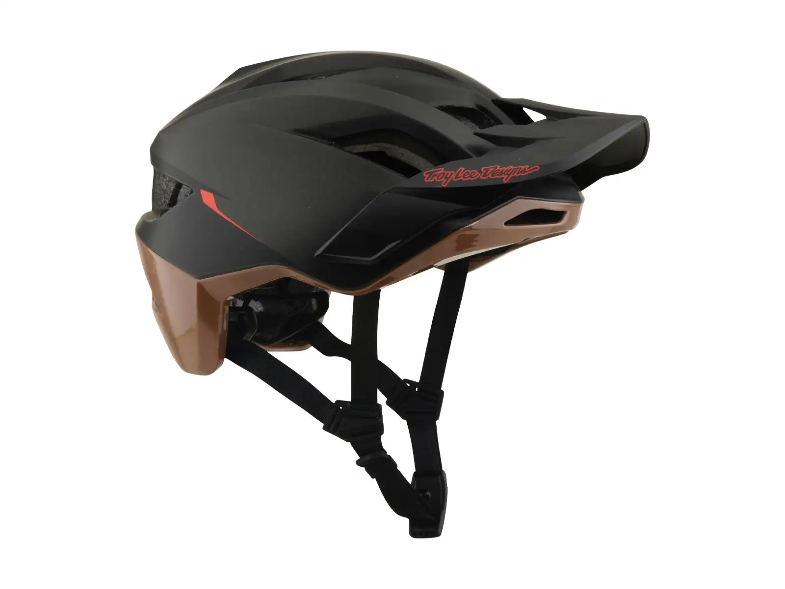 Troy Lee Designs Flowline SE MIPS Helm Stacks Charcoal/Sienna