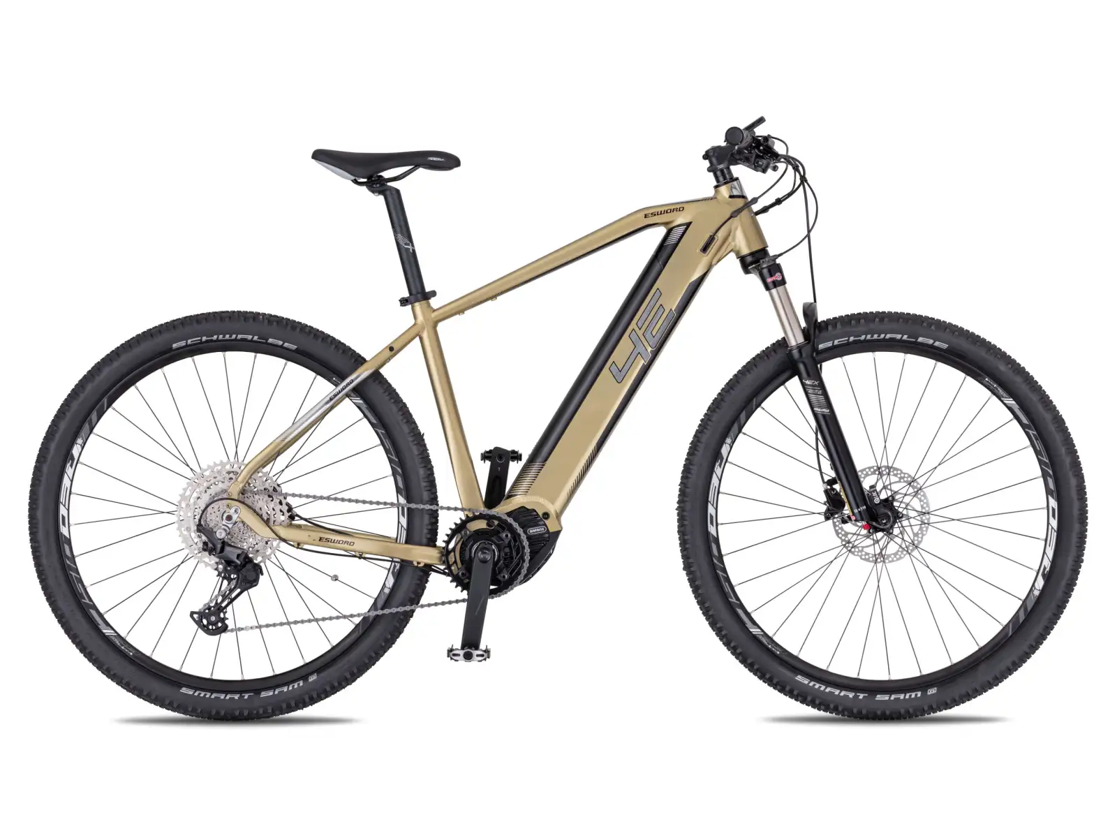 4Ever Esword Elite M510 Mountain E-Bike Sand/Metal silver