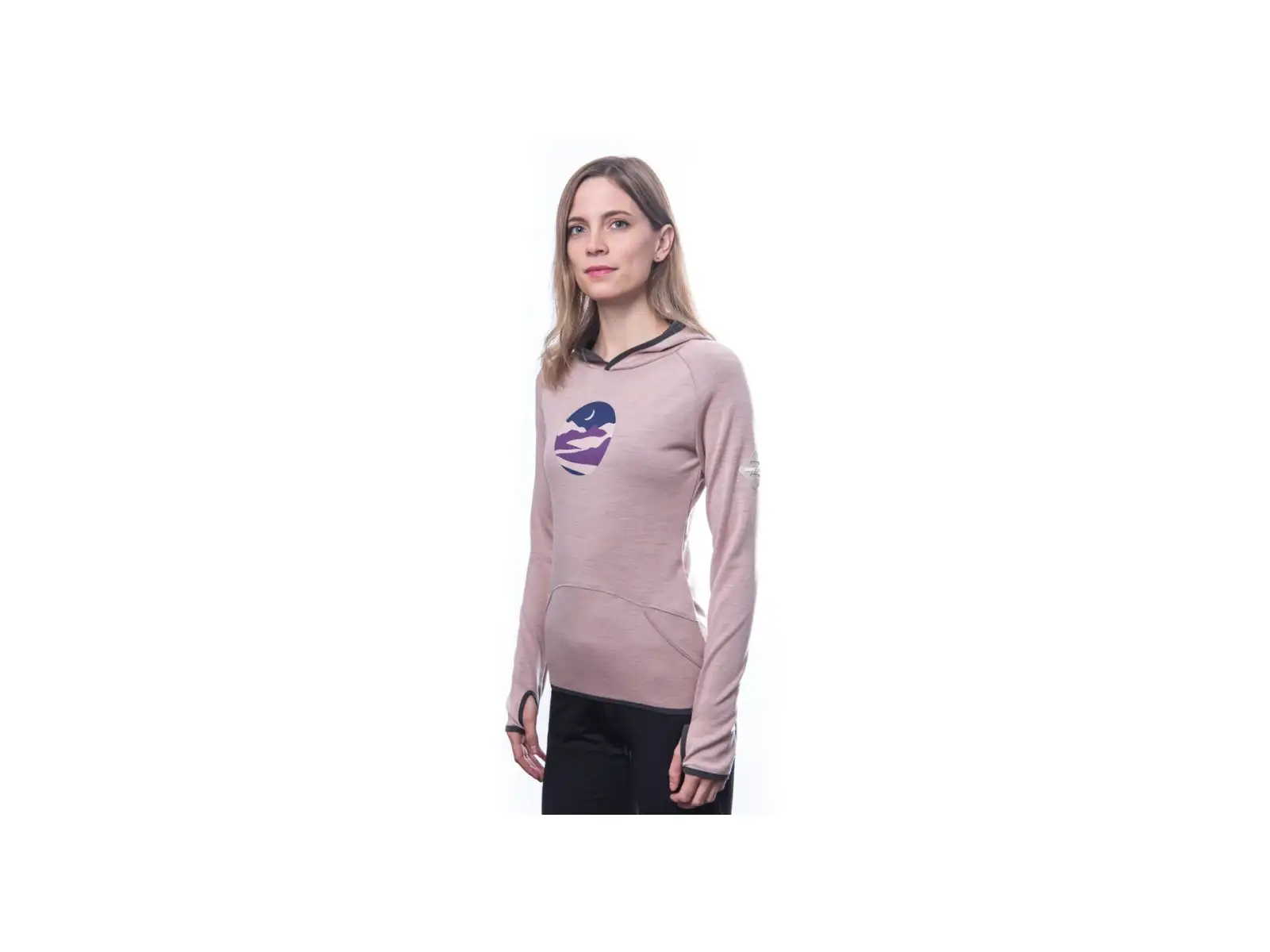 Sensor Merino Upper Triglav Damen Funktionspullover Dusty Pink
