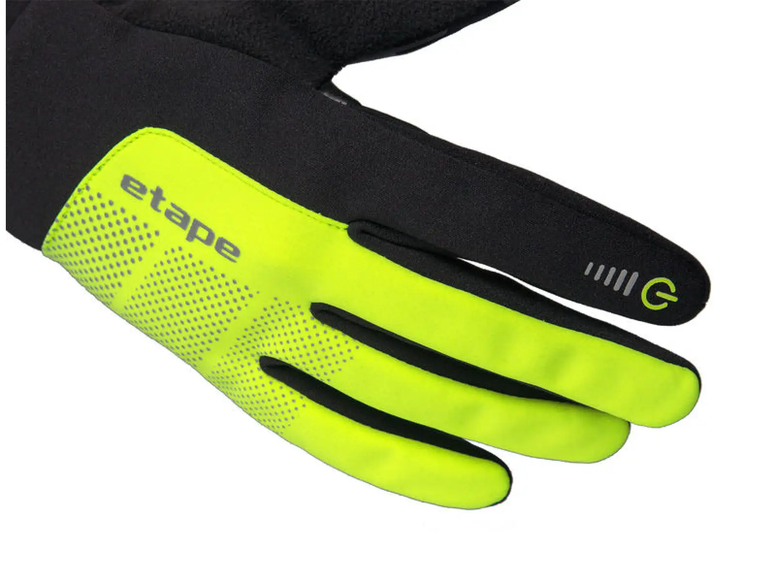 Etape Skin WS Winterhandschuhe schwarz/gelb fluo