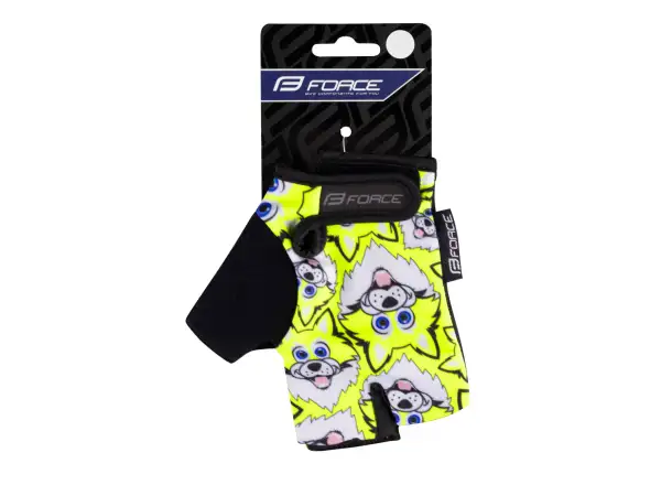 Force Wolfie Kid Kinder-Dreifingerhandschuhe in Neonfarben