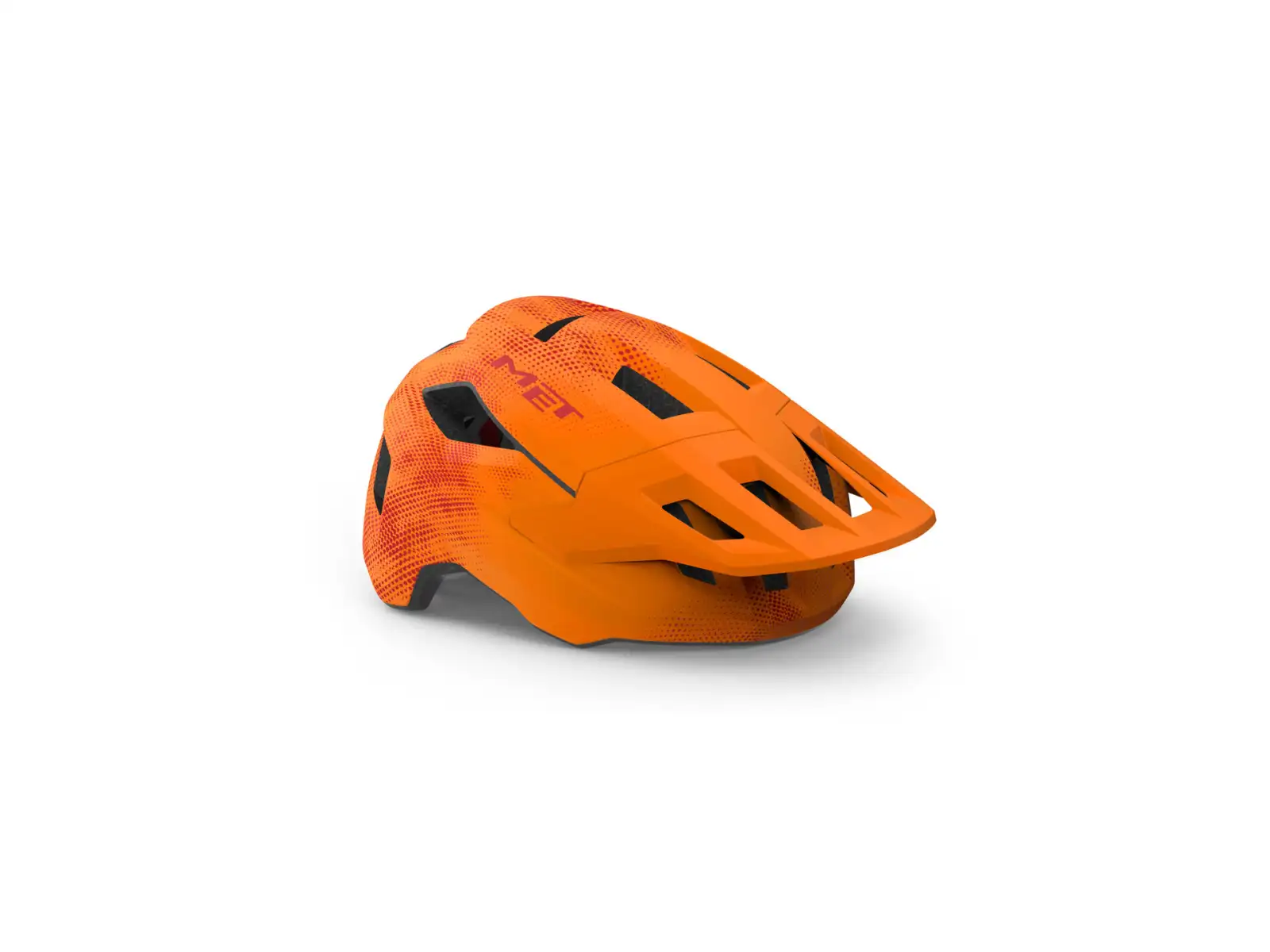 MET Shelter Youth Kinderhelm Orange Red